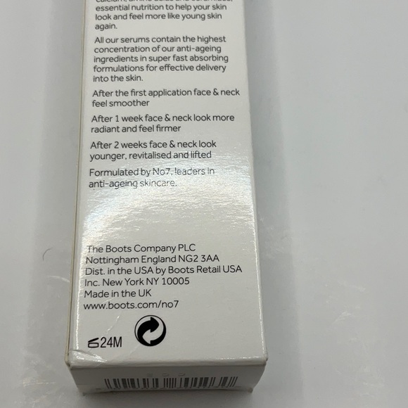 No7 Restore & Renew Face,& Neck Multi Action serum 30ml New in Box! Original - Picture 5 of 5